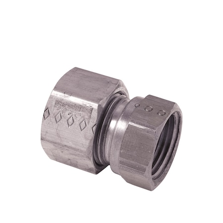 Brasscraft BrassCraft 3/8 in. Tube pc X 1/2 in. D Female Compression Chrome Plated Brass Compression Adapter 63-6-8WX CD